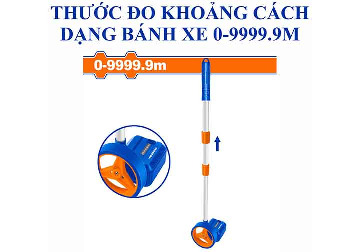 0-9999mm Thước lăn đường dạng cơ Wadfow WMW1545