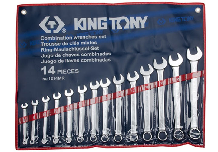 10-32mm Bộ cờ lê vòng miệng 14 chi tiết Kingtony 1214MR