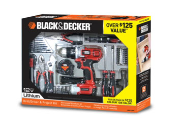 10.8V Li-On Máy khoan vặn vít kèm 60 chi tiết Black and Decker EGBL108PK