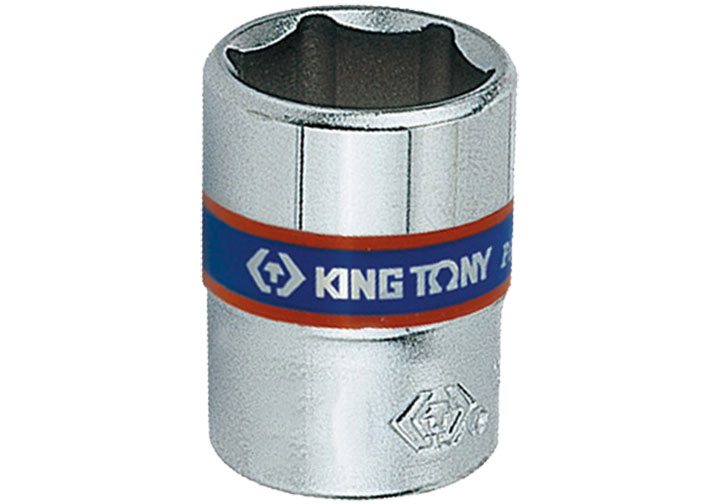 10mm Đầu tuýp 6 góc 1/4" (ngắn 24mm) Kingtony 233510M