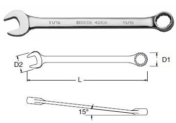 11mm Cờ lê vòng miệng Sata 40-206 (40206)