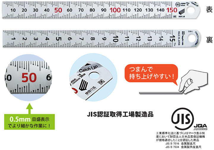 150mm Thước lá inox Niigata CU-15KDF