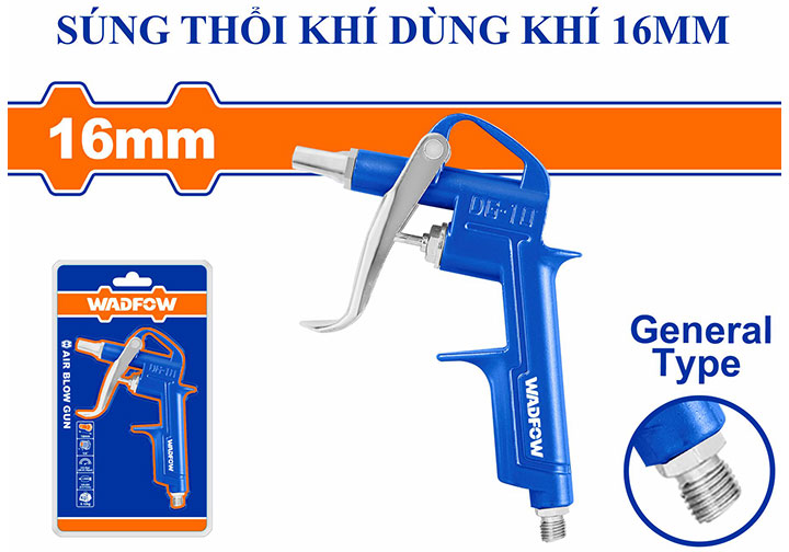 16mm Dụng cụ xịt bụi dùng với máy nén khí Wadfow WGA4616