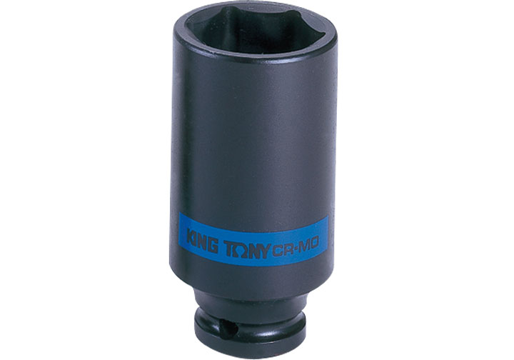 19mm Đầu tuýp đen 6 góc 1/2" dài 80mm Kingtony 443519M