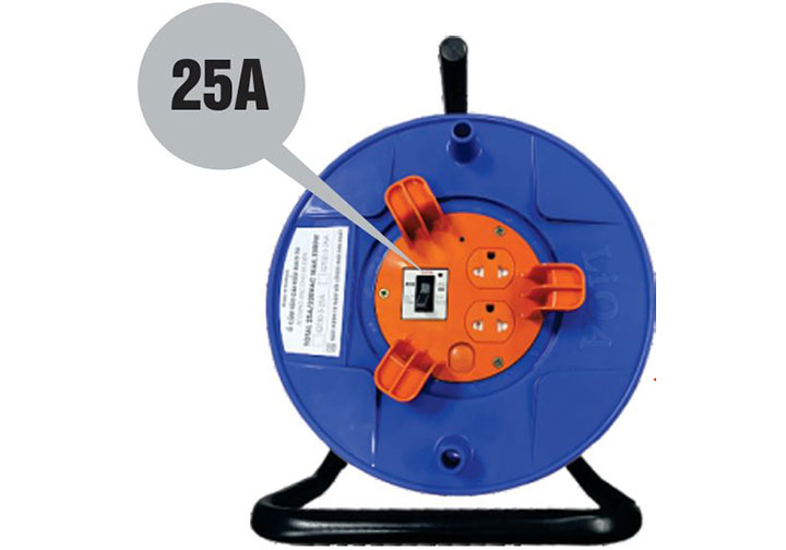 30m Ổ cắm điện rulo loại dùng cho xe điện 25A Lioa QT30-3-25A