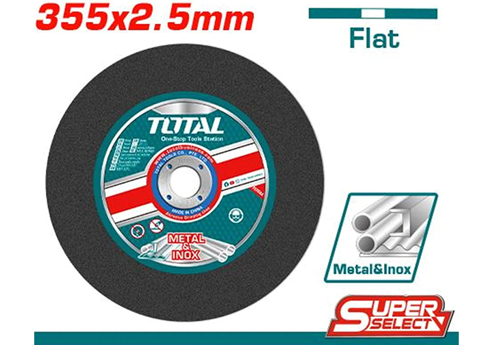 355x2.5x25.4mm Đá cắt kim loại Total TAC2253551