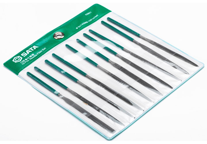 3x140mm Bộ giũa kim loại 10 chi tiết Sata 03-801 (03801)