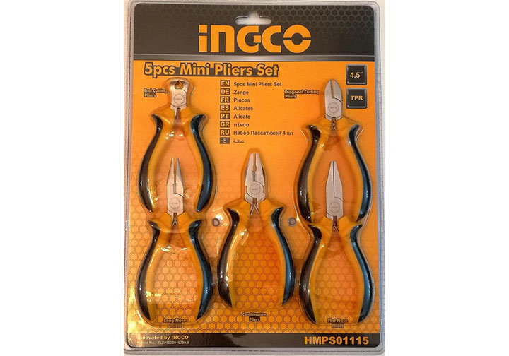 4.5" Bộ 5 kìm mini INGCO HMPS01115