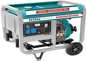 5.0KVA Máy phát điện động cơ dầu Total TP450001