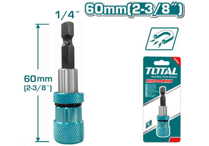 60mm Mũi gắn vít 1/4" Total TAC464601