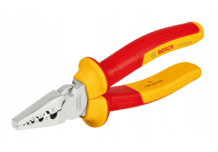 7" Kìm bấm cách điện 1000V Bosch 1600A02NE6