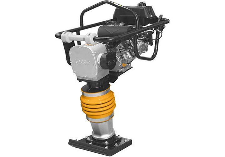 79KG Máy đầm cóc hình trụ dùng xăng 6.5HP INGCO GRT75-2