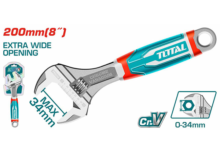 8" Mỏ lết Total THT101086