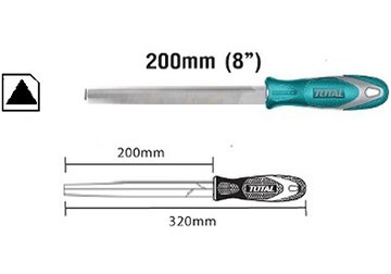 8” Giũa tam giác Total THT91486