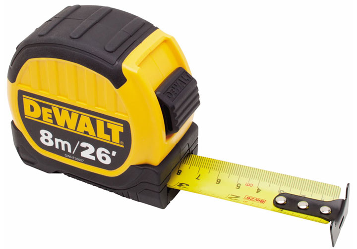 8mx28mm Thước cuộn thép Dewalt DWHT36027-0-30