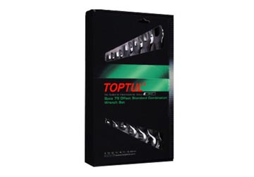 Bộ cờ lê vòng miệng 75 độ mờ 8 món Toptul GAAE0811