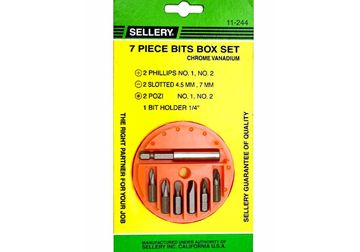 Bộ đầu tuốc nơ vít 7 chiếc Sellery 11-244