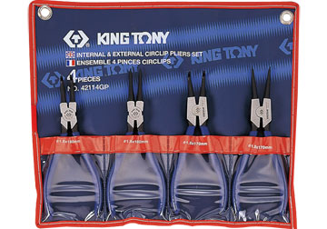 Bộ kìm mở phe 4 cái Kingtony 42114GP