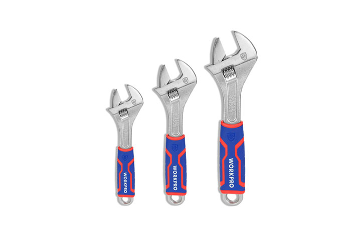 Bộ mỏ lết 3 chi tiết (6", 8", 10") Workpro WP202515