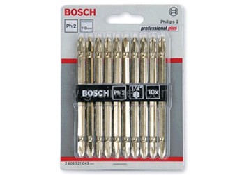 Bộ mũi vặn vít 10 cây Bosch 2608521043