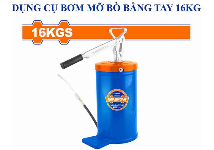 Dụng cụ bơm mỡ bò bằng tay 16kg Wadfow WHY1A16