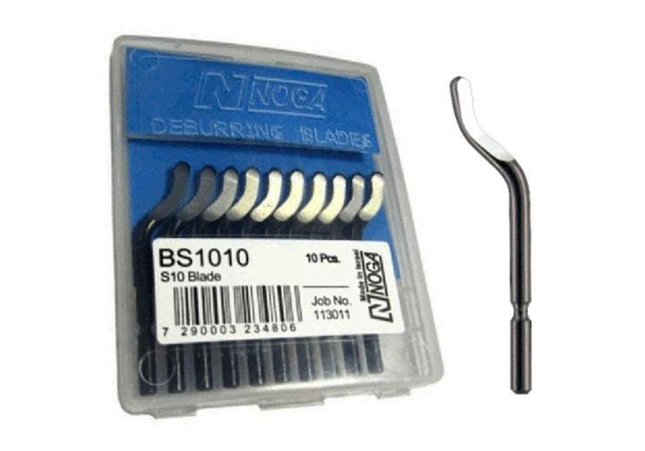 Hộp lưỡi dao gọt ba via S10 (10 lưỡi) Noga BS1010