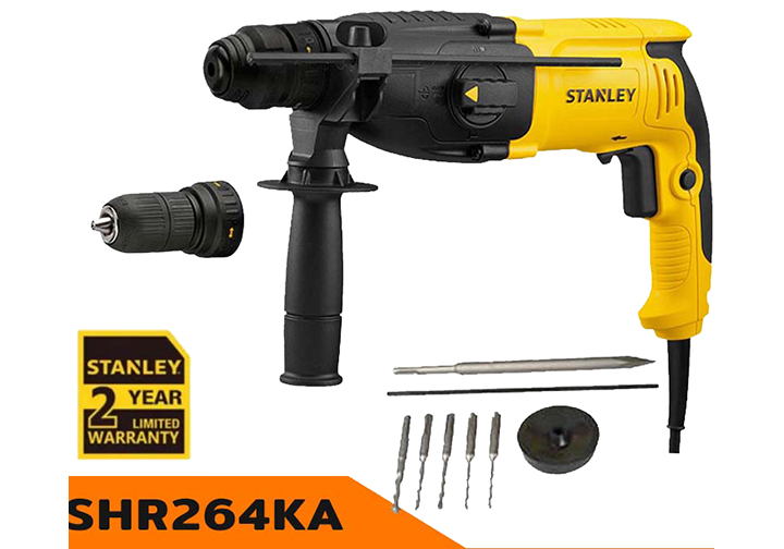 Máy khoan búa 800W Stanley SHR264KA